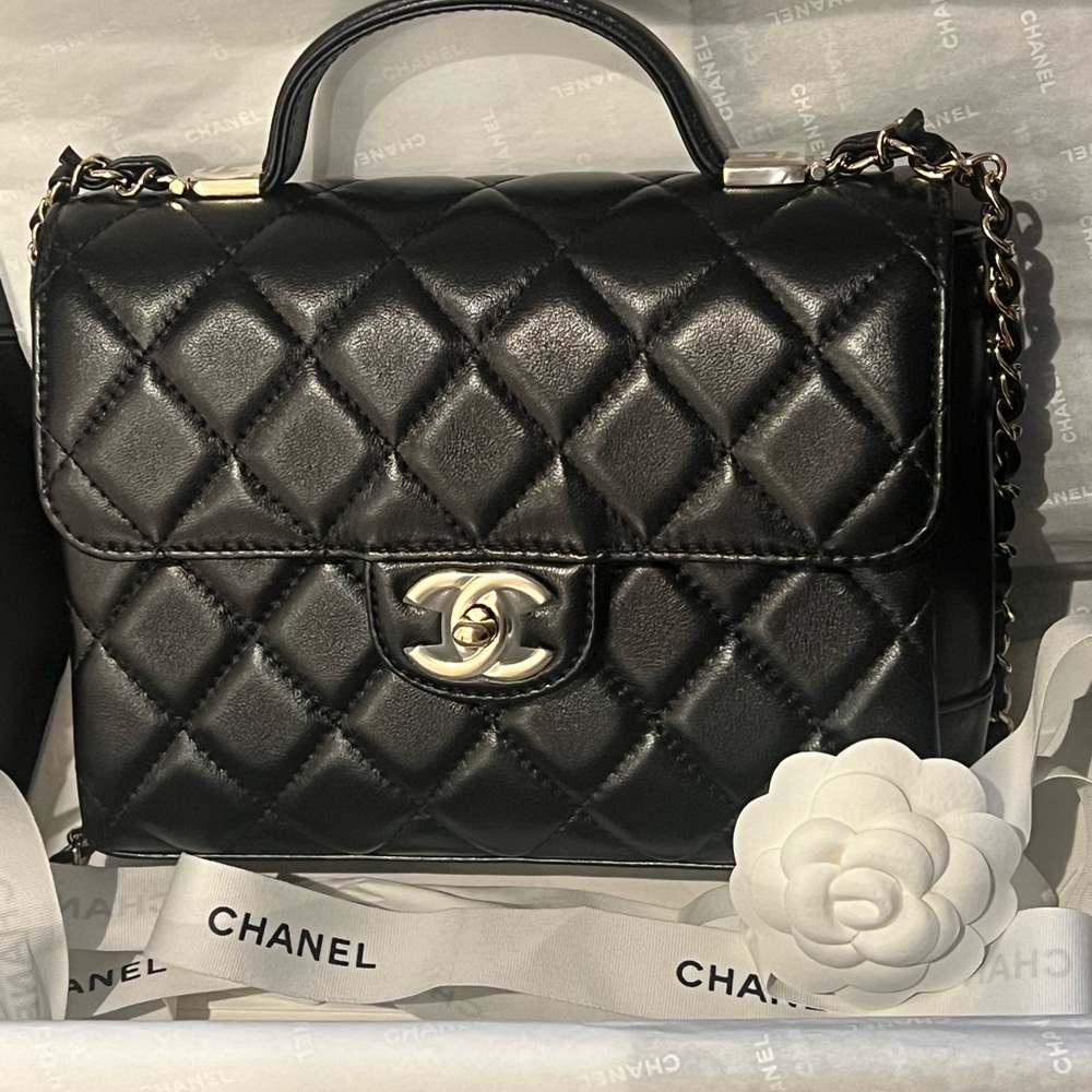❗️SOLD❗️Chanel Small Flap Top Handle - New Release 24/25 GIFTABLE - Picture 1 of 17